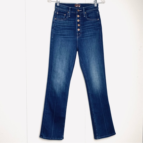 MOTHER The Pixie Rider Ankle Jean Taxi! High Waist Size 25 - Picture 7 of 16